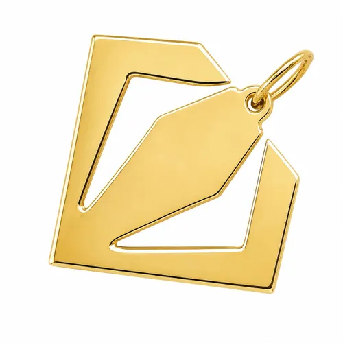 Pingente Formato Diamante 1,5 cm em Ouro 18K