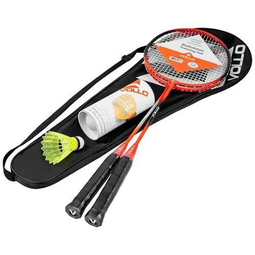 Kit Badminton Vollo 2 Raquetes 3 Petecas XD016