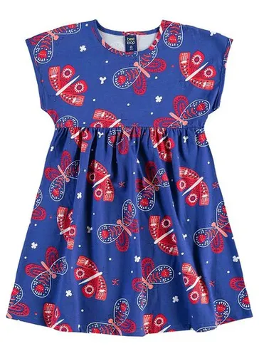 Vestido com Borboletas para Menina (Azul Marinho) Bee Loop