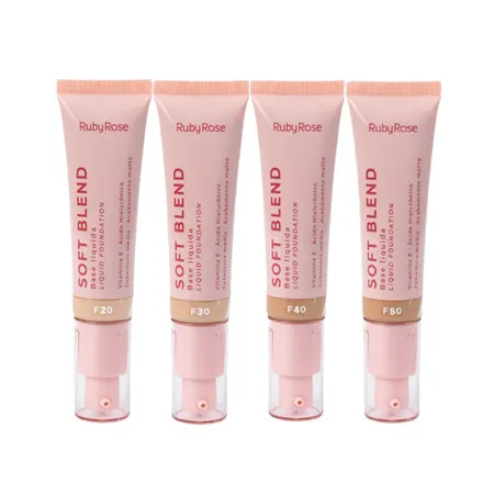 Base Ruby Rose Soft Blend Cobertura Media 30ml