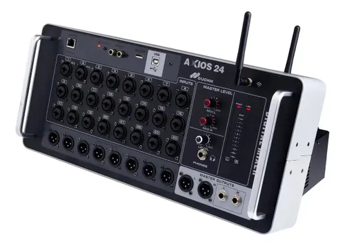 Mesa de Som Digital DUONN Axios 24 Canais Wi-Fi com DSP e Bluetooth