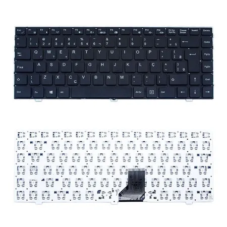 Teclado para Notebook compatível com Part Number K1640 DK300 ABNT2