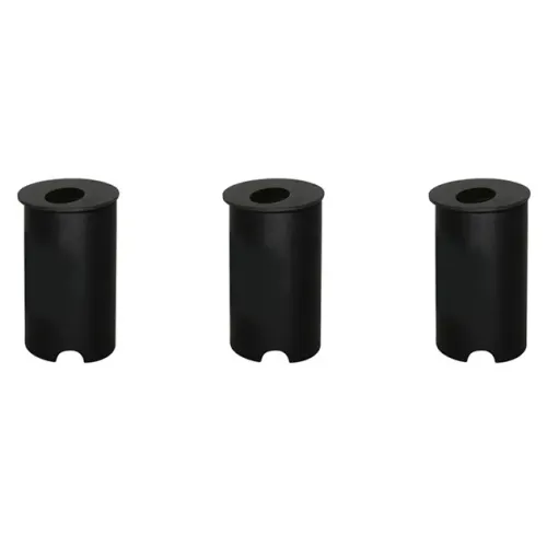 Kit 3 Balizadores Led Embutir Preto 0,75w 2700k Ip65