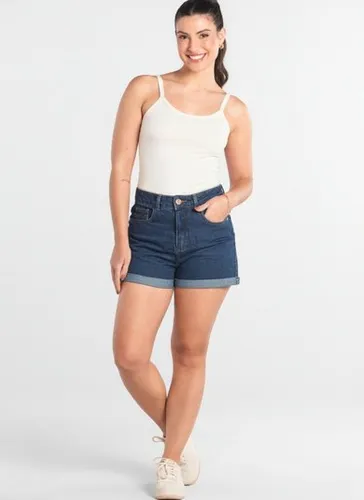Regata Feminina em Cotton com Alcinhas (Off White) Just Basic