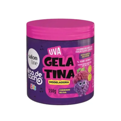 Gelatina Modeladora Salon Line Kids #TDC Uva 550g