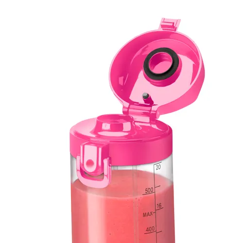 Tampa Flip Top Magenta para Portable Blender