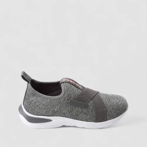 Tênis Vertus + Conforto Esportivo Feminino Elástico Tecido Cinza