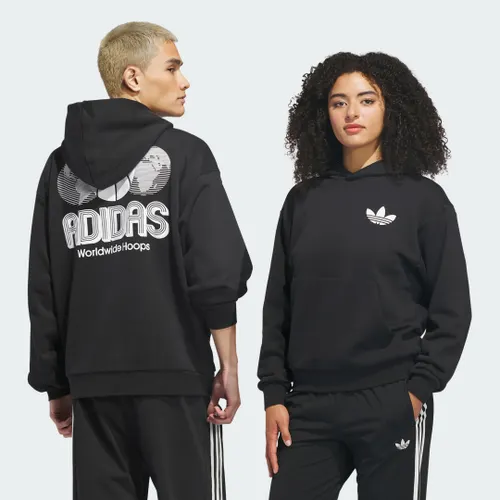 Moletom com Capuz World Wide Hoops Unisex adidas