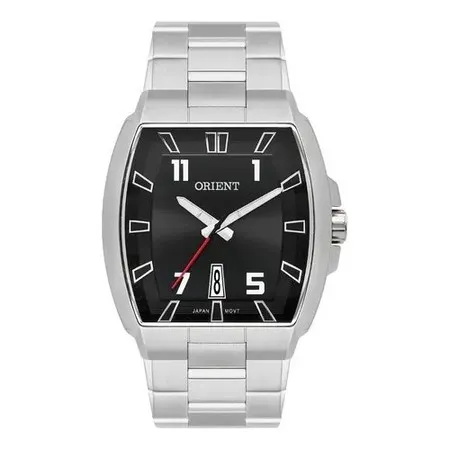 Relógio Orient Masculino Prateado Quadrado Gbss1054 P2sx