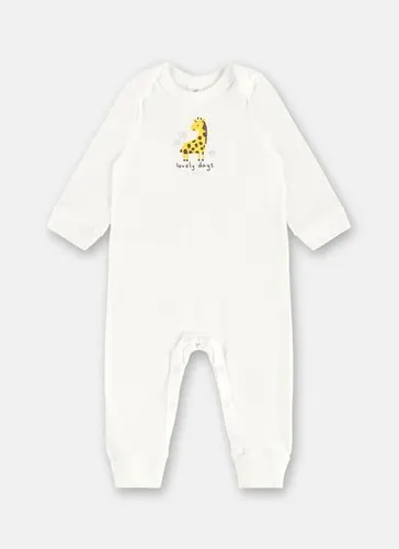Macacão Essentials Bebê em Suedine Premium Branco