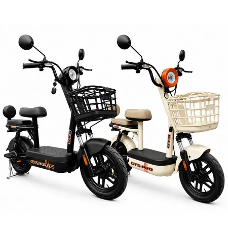 Scooter Elétrica GTS Pro 500W 32km/h com Cesta