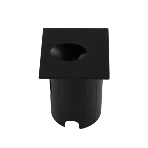 Balizador Led de Embutir Quadrado 2w 3000k Ip65 Beam - PRETO