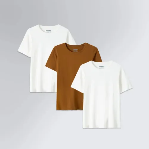 Kit 3 Camisetas Básicas Tech Daily Feminina