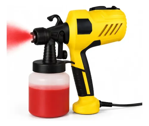 Pistola de Pintura 400w Profissional Elétrica Pulverizadora 800ml Regulações de Spray Prevenção de Refluxo para Projetos de Renovação Doméstica Colpaq