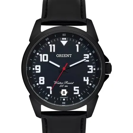 Relógio Orient Pulseira Couro Preto Masculino Mpsc1009 P2px