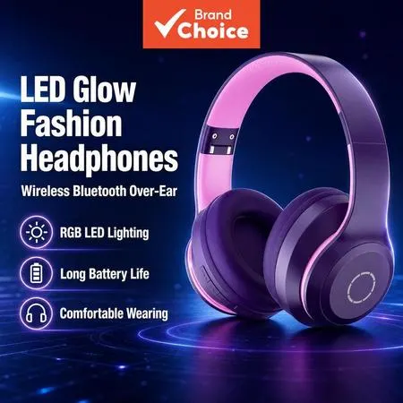 SPRISE DR56 Fones de Ouvido sem Fio Bluetooth Gaming Light Dobráveis com Cancelamento de Ruído Tf Aux Música Uso Diário 