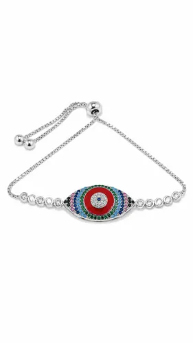 Pulseira Prata Olho Grego