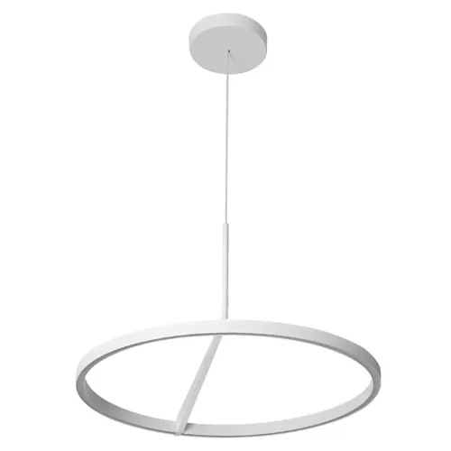 Pendente Led Dimerizável Alumínio 43w 3000k Circle - BRANCO