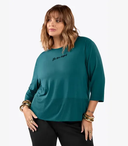 Blusa Feminina Manga 3/4 Plus Size Secret Glam - Moda Feminina e Masculina, Itens para Casa e Mais l Rovitex