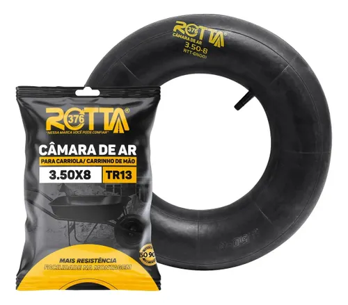 Câmara de Ar Carrinho Mão 3.25/3.50-8 Aro 8
