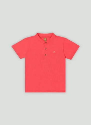 Camiseta Infantil Masculina em Algodão e Elastano Vermelho