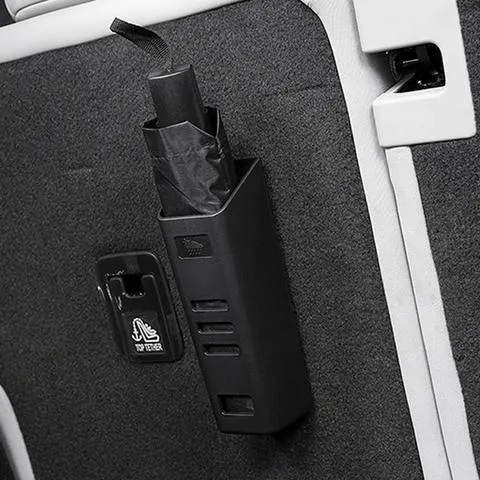 Organizador de Guarda-Chuva Multiuso para Carro, Caixa de Armazenamento para Guarda-Chuva, Suporte para Copos e Garrafas, Acessórios para Interior de Carro