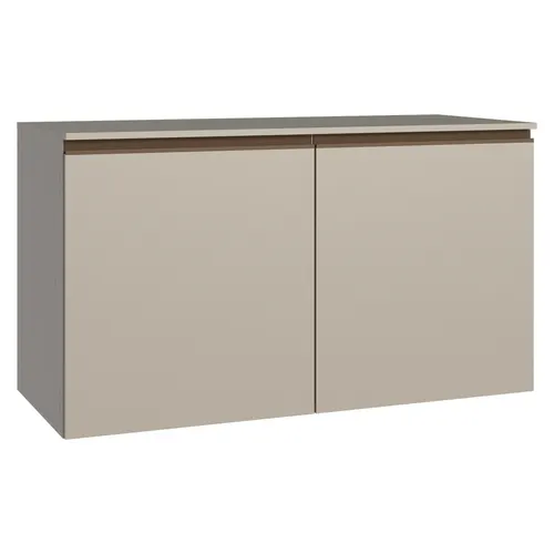 Balcão de Cozinha 120 cm 2 Portas Suspenso Crema Nice Madesa