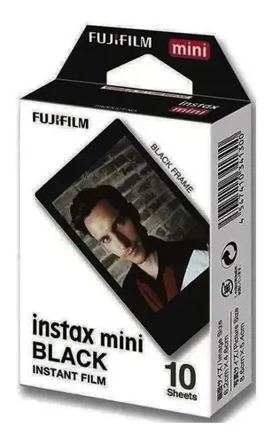 Filme Instax Mini Black Fujifilm - 10 Fotos