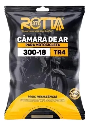 Camara Ar Moto Aro 18 Cg Titan Fan 125 150 160 Ybr Todas Tipo da Válvula Schrader