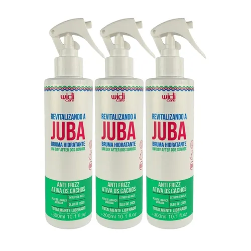 Kit Widi Care Revitalizando a Juba 3 Bruma Hidratante 300 ml