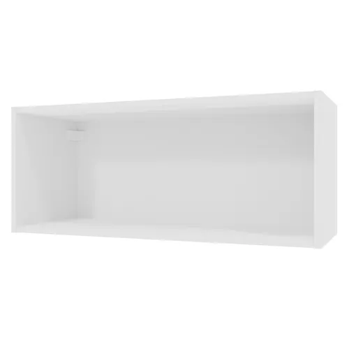 Armário Aéreo para Quarto 80 cm Nicho Aberto Branco Neo Madesa