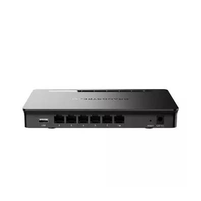 Roteador VPN Grandstream GWN7001, Multi-WAN, 6 Portas Gigabit, Preto - GWN7001