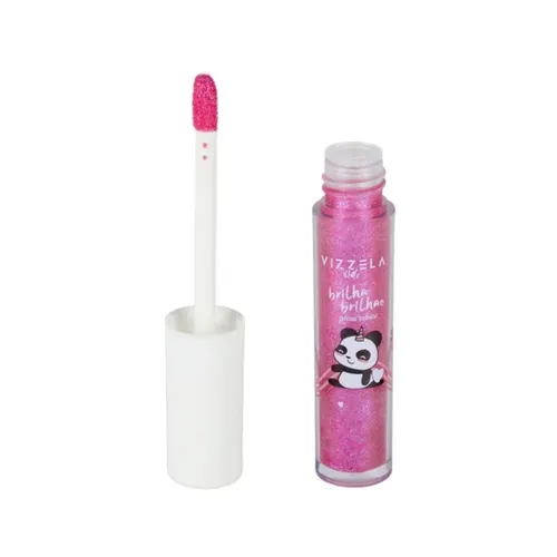 Gloss Labial Vizzela Infantil Brilha Brilha Cor Vagalume