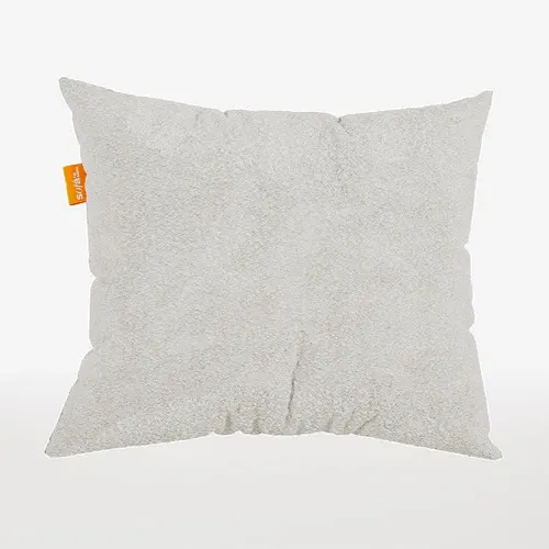 Almofada Tecido Bouclé  - Cor Linho - 45x45cm