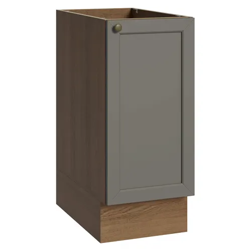 Balcão de Cozinha 35 cm 1 Porta (Sem Tampo) Rustic/Cinza Vik Madesa