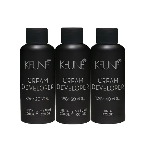 Kit Keune Tinta Color & So Pure Color 6% 20V + 9% 30V + 12% 40V 60ml (3 Produtos)