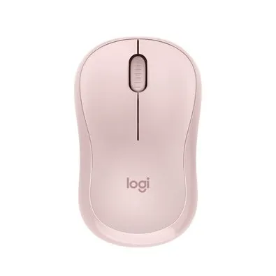 Mouse sem Fio Logitech M240, Bluetooth, Clique Silencioso, Design Ambidestro Compacto, Rosa - 910-007117