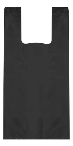 Sacola Plástica Preta Grossa 1 Kg Reforçada e Resistente. Cor Preto 60x80