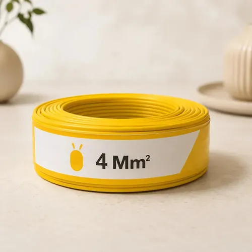 Cabo Flexível 4 Mm² Illuminix Rolo com 100 Metros 750v Amarelo
