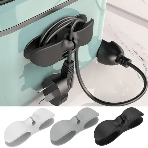 Organizador de Fios para Cozinha, Suporte Fixo de Cabos Elétricos sem Marcas para Uso Doméstico, Gerenciamento de Fios e Cabos, Ferramentas de Armazenamento para Casa