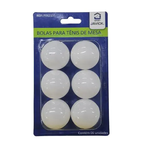 Bola Tênis de mesa c/6 SP41617