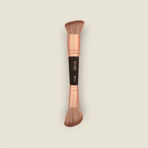 Pincel Duo Produtos Cremosos e Blush - ZZ 04
