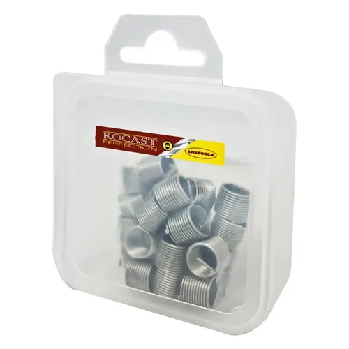 Inserto Postiço Curto em Aço Inox M7x1 25 Peças Rocast