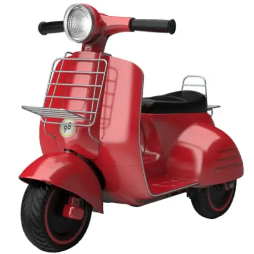 Lambreta Infantil Elétrica 6V com Som Bandeirante Vermelho
