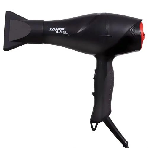 Secador de Cabelo Taiff Black Ion 2 Velocidades 3 Temperaturas 110v
