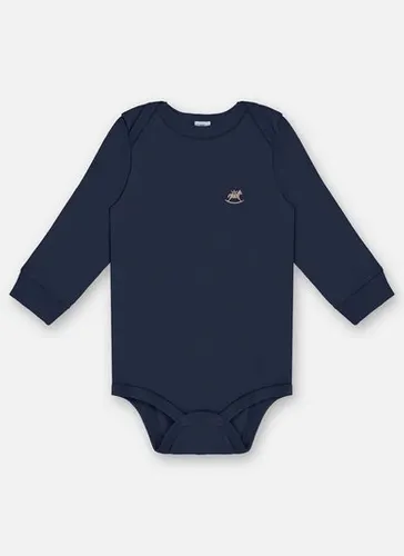 Body Manga Longa Unissex em Suedine Essentials (Azul Marinho) Up Baby