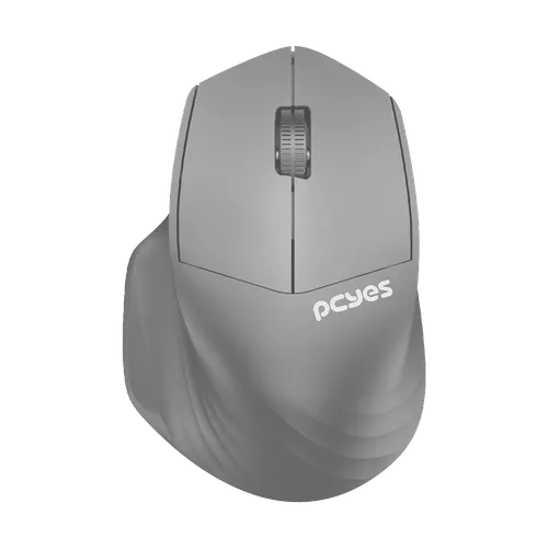 Mouse PCYES sem Fio Dash Lite Gray 1600DPI Silent Click 2.4GHz PMDV2GY