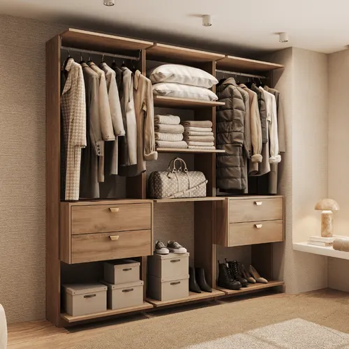 Closet 4 Gavetas Alasca Freijó Carraro