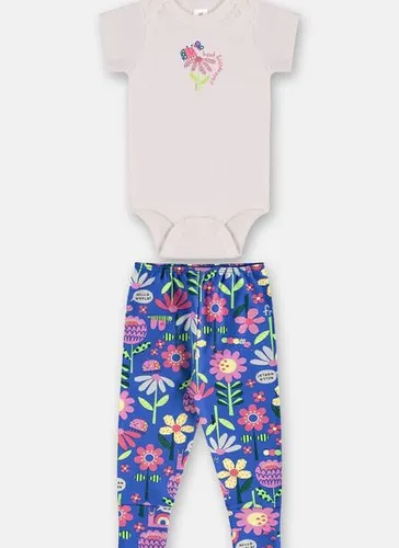 Conjunto Bebê Menina Body e Calça Essential Branco