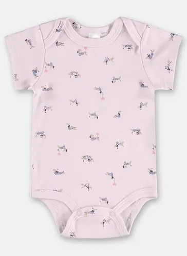 Body para Bebê Menina em Suedine Essentials (Rosa Claro) Up Baby